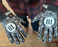 81 Support Reno Gloves - Black Bandana