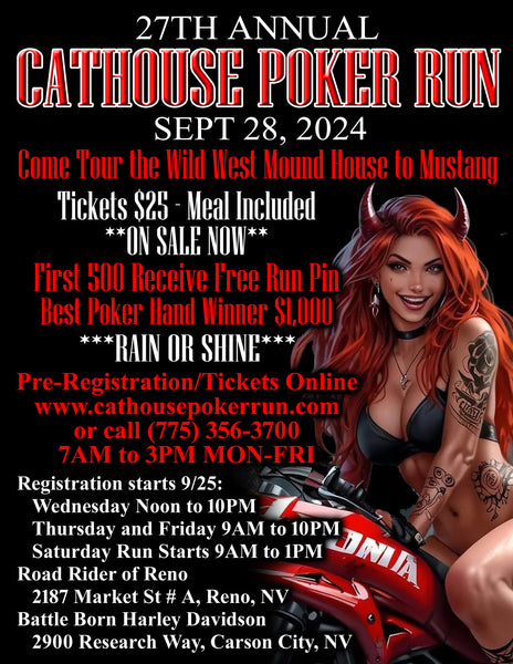 2024 Cathouse Poker Run Ticket