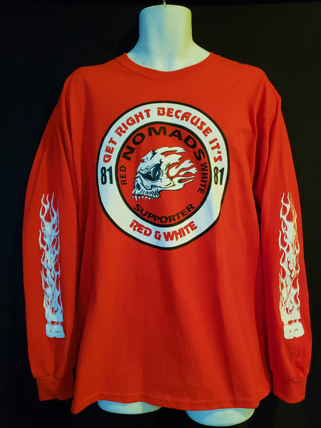 Get Right Long Sleeve - Red