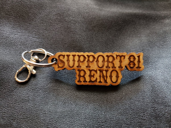 Keychain - Wood - Support 81 Reno