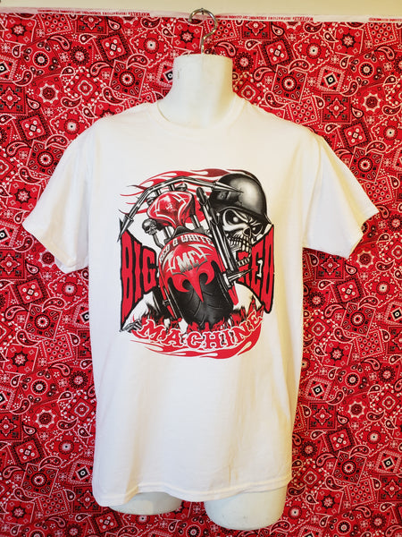 Big Red Machine Short Sleeve - White