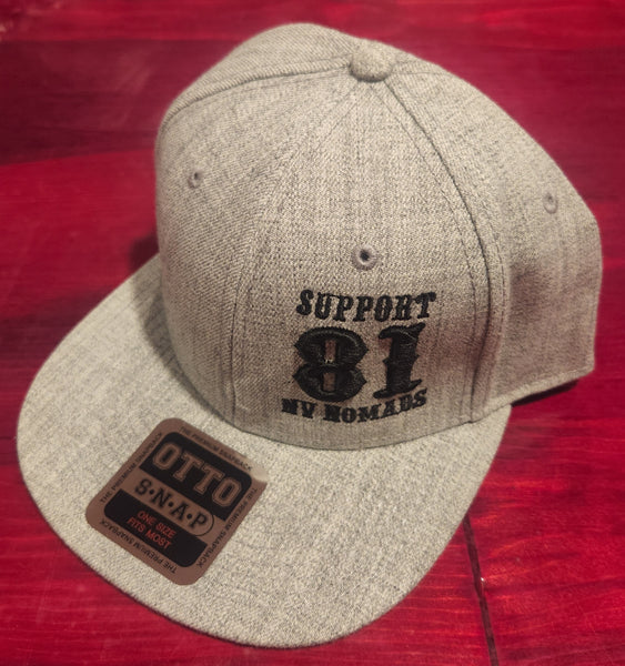 Cap - 81 Spport - Light Grey W / Black 81