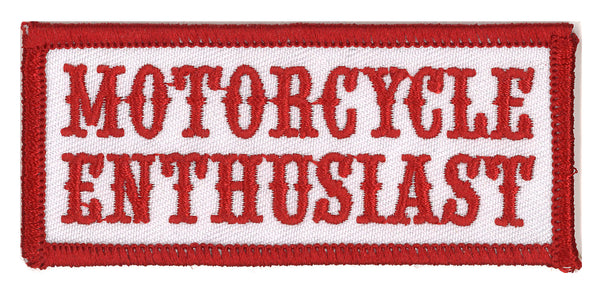 Patch - MOTORCYCLE ENTHUSIAST / 81 Font