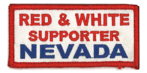 Patch - Red & White Supporter NEVADA