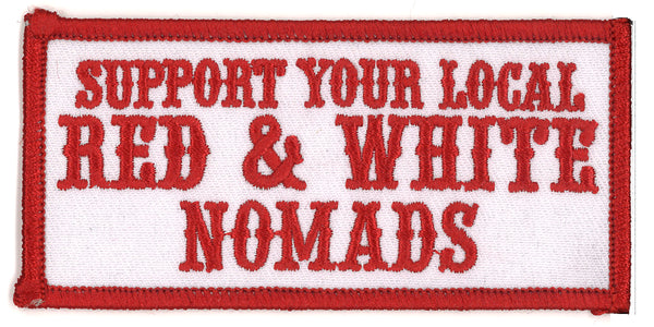 Patch - Support Local Red & White NOMADS