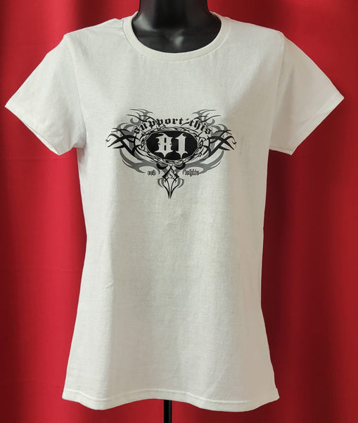 81 Support - Tribal - Women's Short Sleeve - White