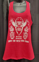 81 Support - Wild West - Women's Tank Top - Red